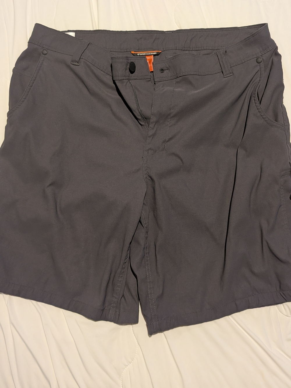 Merrell Men's Charcoal Flat-Front Shorts